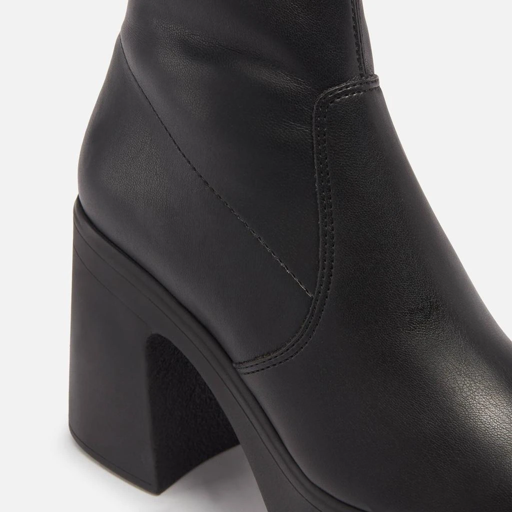 Steve Madden Steve Madden Women's Low Phoenix Faux Leather Platform Boots 4