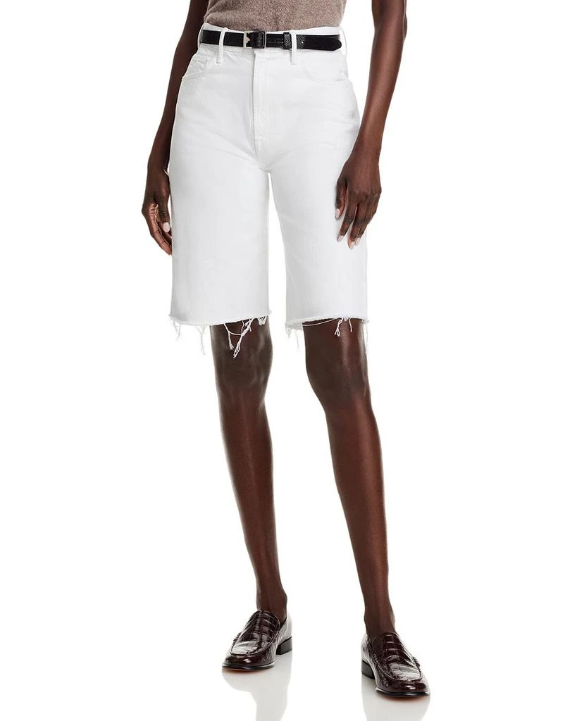 MOTHER The Maven Bermuda Fray Shorts 1