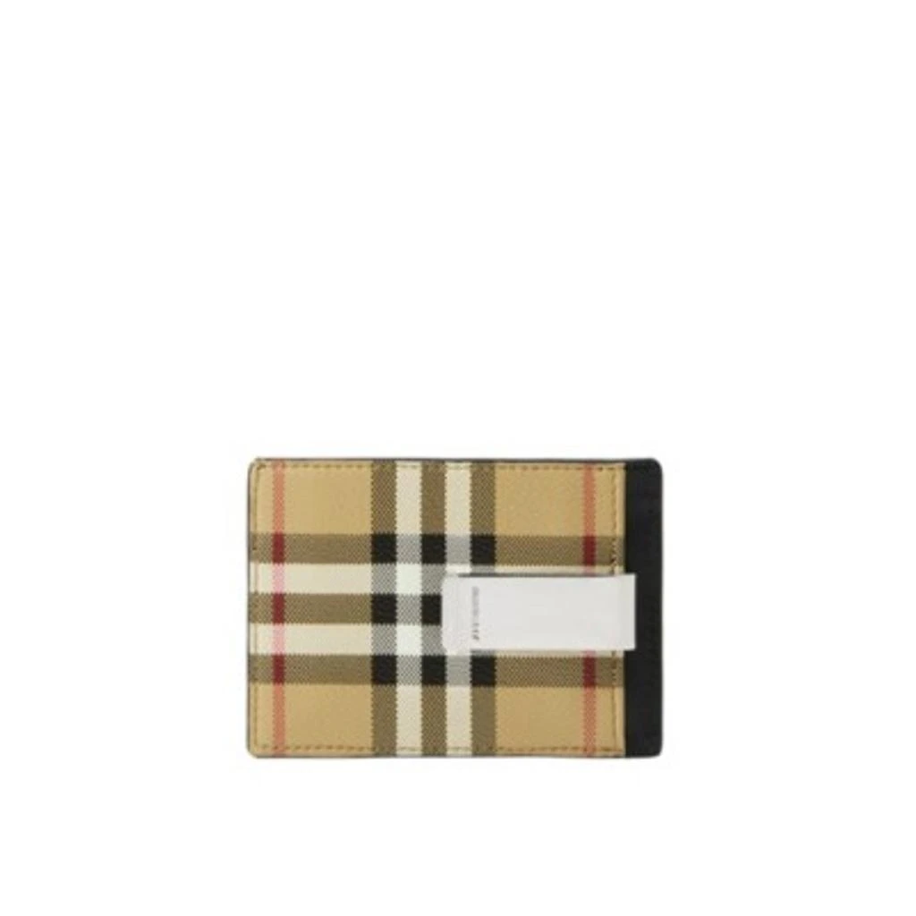 Burberry Check money clip card case 3