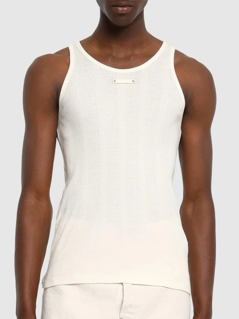 MAISON MARGIELA Cotton & Lyocell Tank Top 2