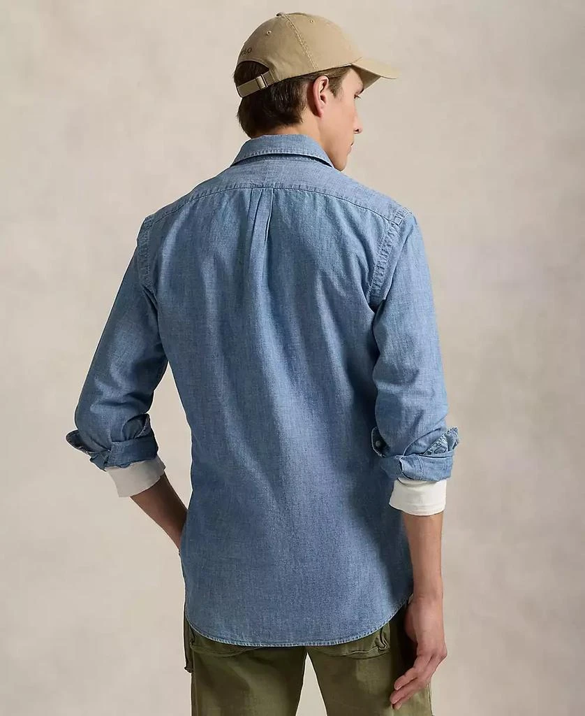 Ralph Lauren Men's Classic-Fit Indigo Chambray Shirt 2