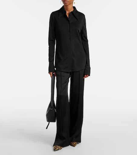 Jil Sander Pointy leopard-print calf hair mules 3