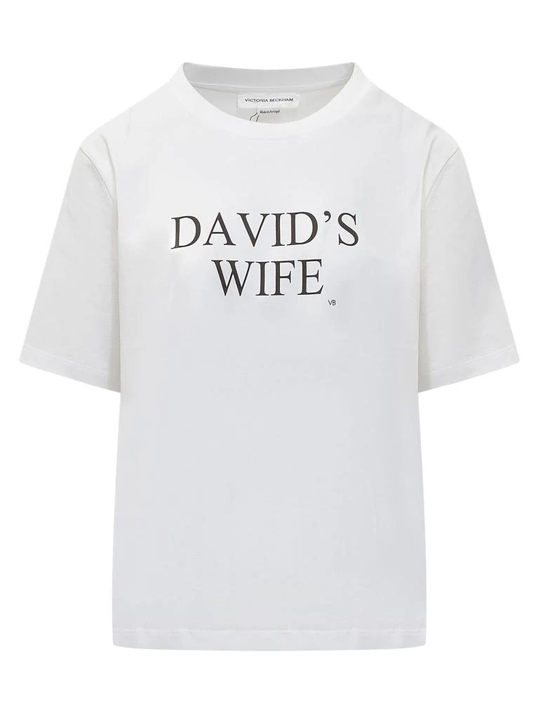 Victoria Beckham T-shirt With Logo 1