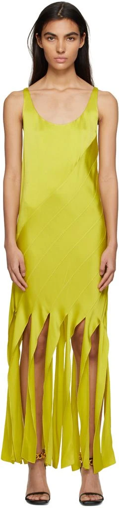Stella McCartney Yellow Fringed Maxi Dress 1
