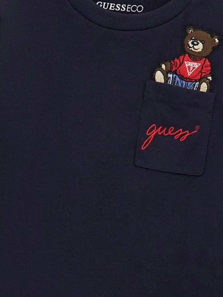 GUESS Guess Baby Boys Long Sleeve T-Shirt in Blue 4
