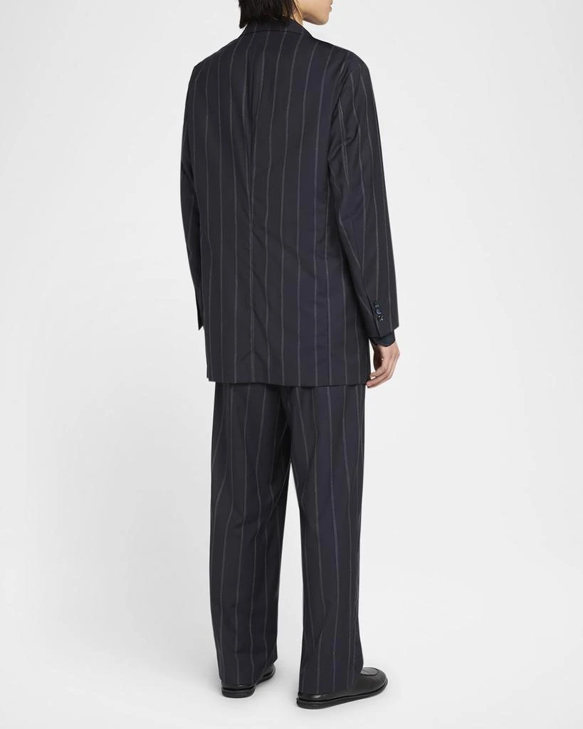 Giorgio Armani Men's Heritage Pinstripe Oversized Suit 4