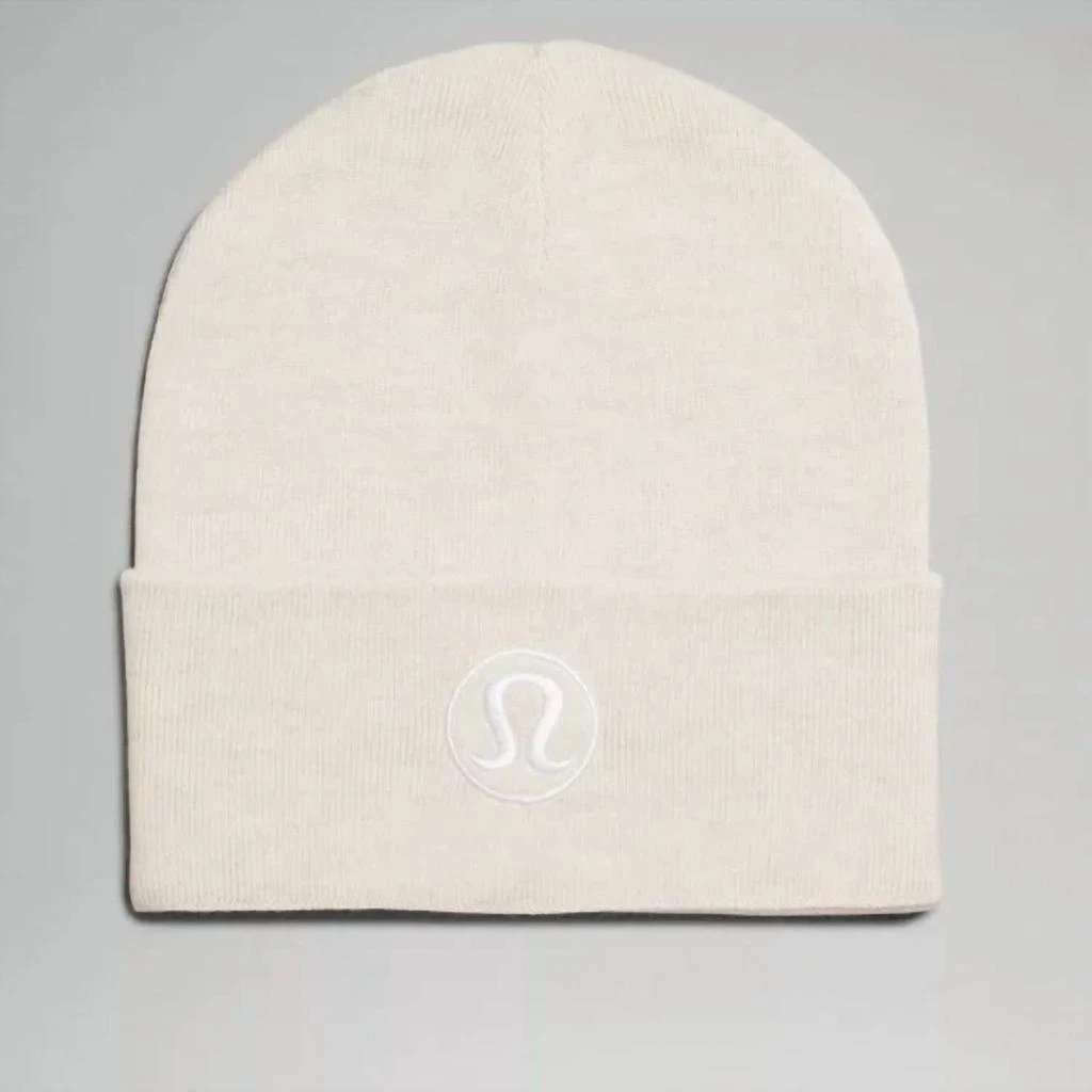 lululemon Warm Revelation Set Beanie In Heathered Bone 1