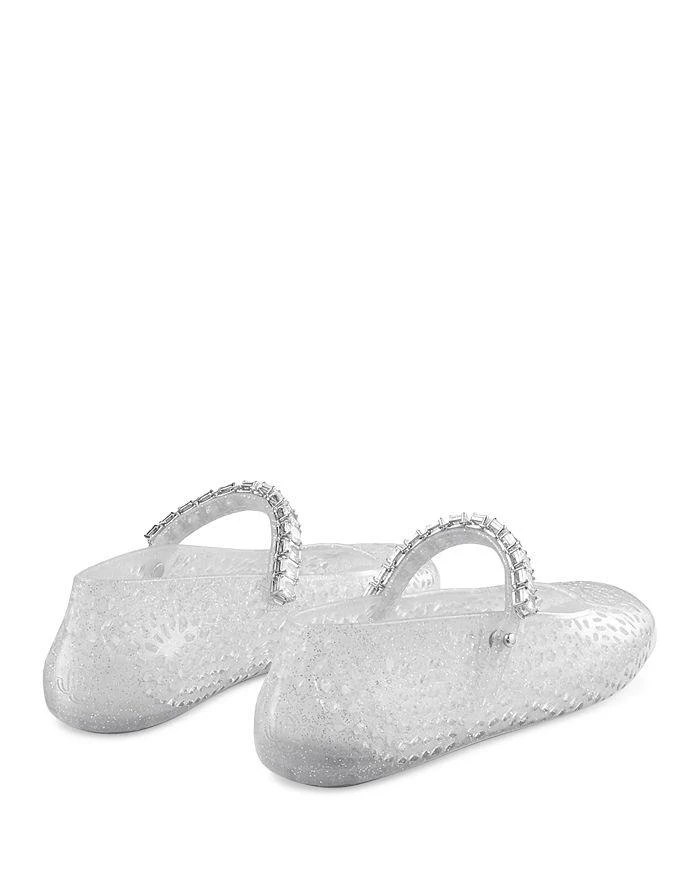 Jimmy Choo Women's The Jelly Transparent Crystal Ballet Flats 4