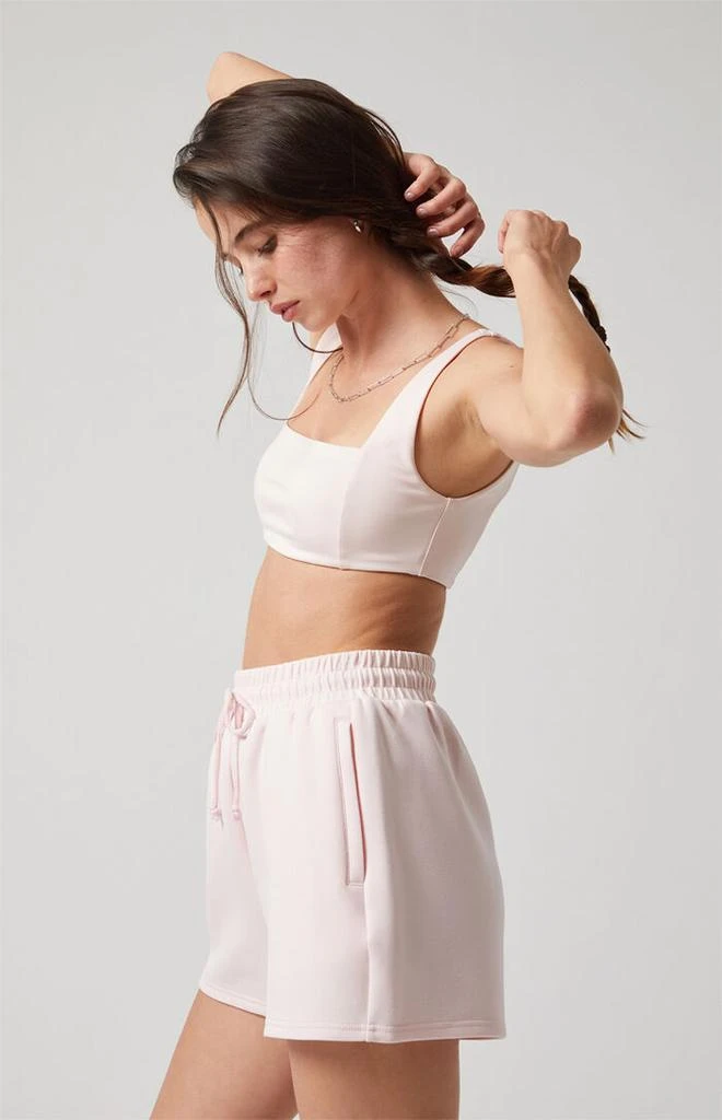 PAC 1980 Active Pink Sweat Shorts 4