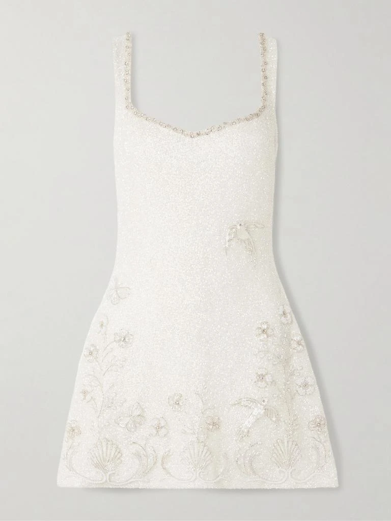 Clio Peppiatt Snowdrop Embellished Beaded Stretch-tulle Mini Dress - Ivory - Dresses & Skirts - Free Shipping - BeyondStyle Clio Peppiatt Snowdrop Embellished Beaded Stretch-tulle Mini Dress - Ivory - Dresses & Skirts - Free Shipping - BeyondStyle