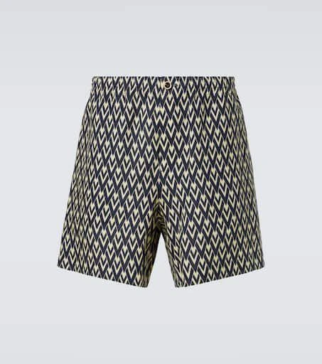 Valentino Toute La V linen Bermuda shorts 1