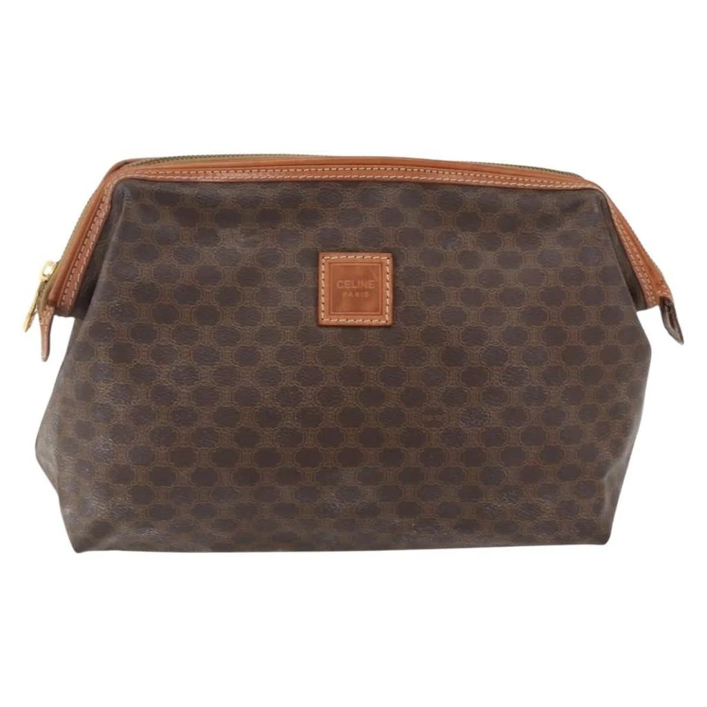 Celine Macadam Pochette Canvas Pvc Clutche 
Pouche Bag (Pre-Owned)