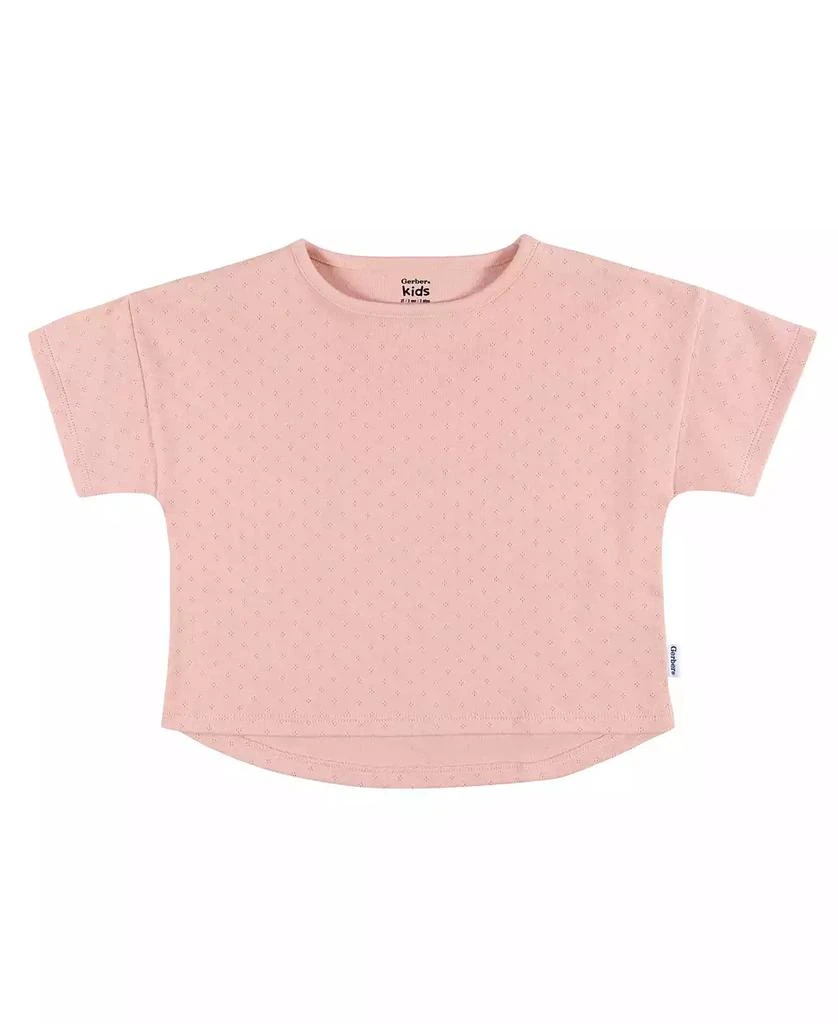 Gerber Toddler Girls Short Sleeve T-Shirts, 3 Pack 2