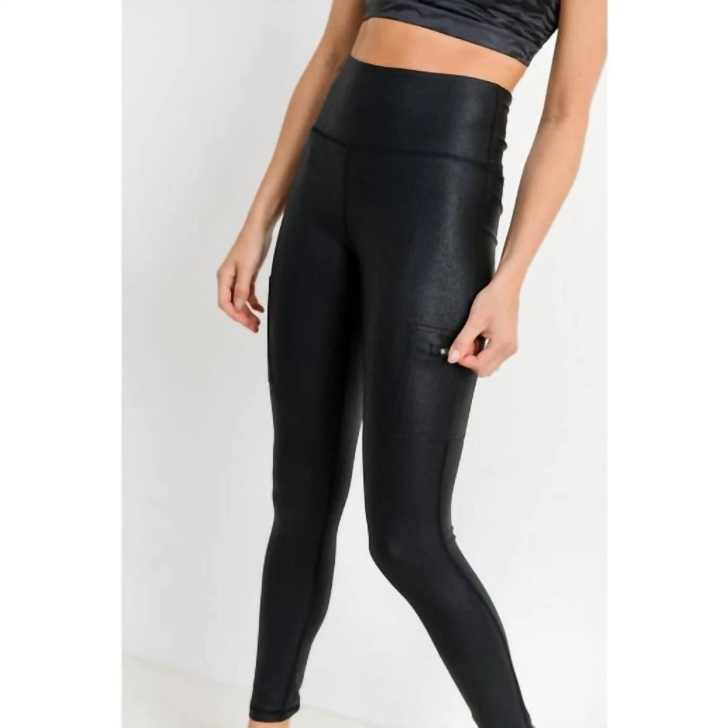 Mono B Mono B - Highwaist Foil Leggings 1
