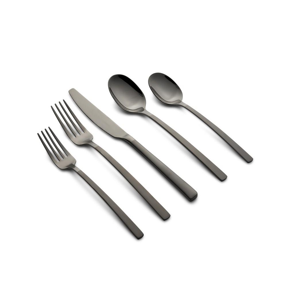 Cambridge Silversmiths Beacon Sand Mirror 20-Piece Flatware Set, Service for 4