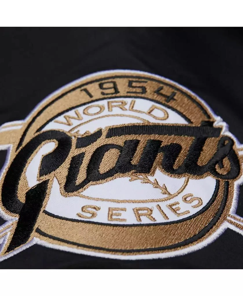 Mitchell & Ness Men's Willie Mays Black San Francisco Giants Legends Collection Vintage Satin Full-Snap Jacket 2