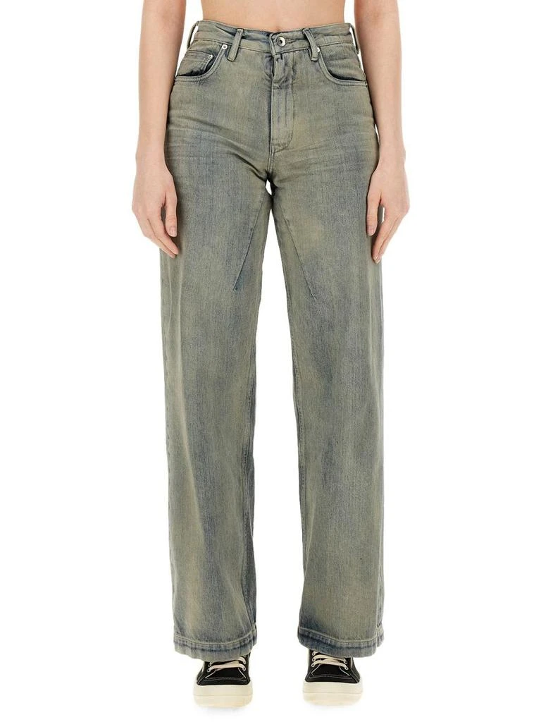 Rick Owens RICK OWENS DRKSHDW Wide leg denim jeans 3
