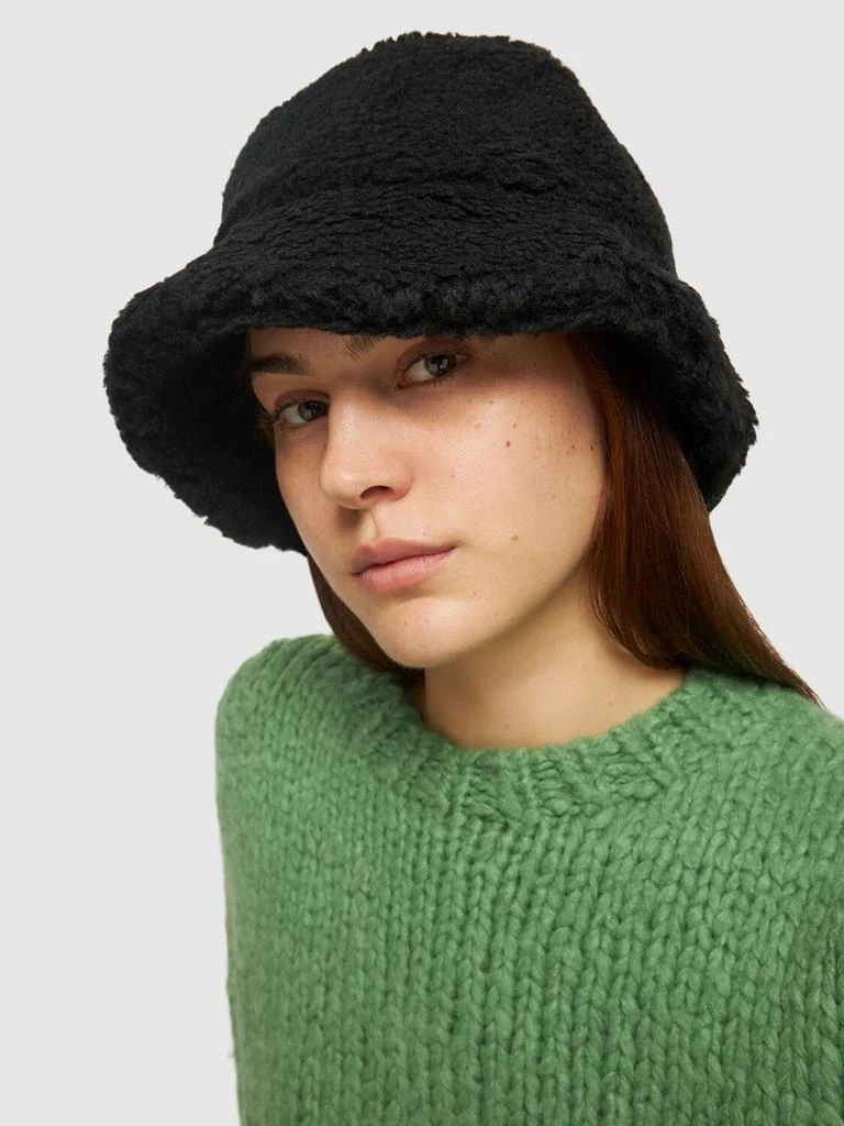 STAND STUDIO Wera Faux Fur Bucket Hat 1