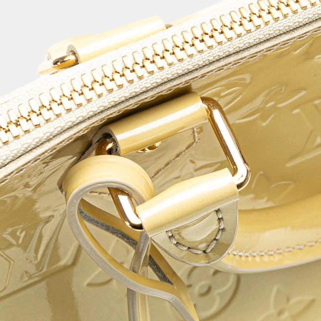 Louis Vuitton Louis Vuitton Yellow Monogram Vernis Alma PM Handbag 8