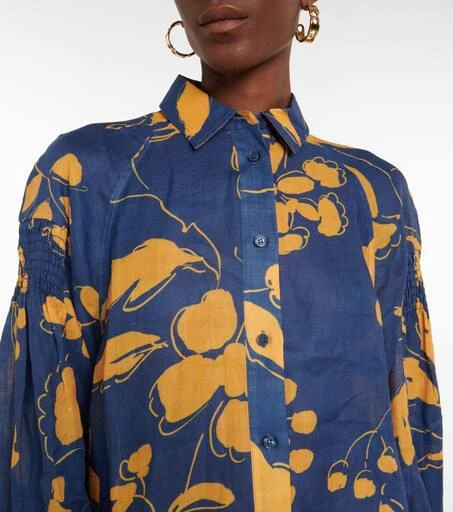 Lee Mathews Floral ramie shirt 4