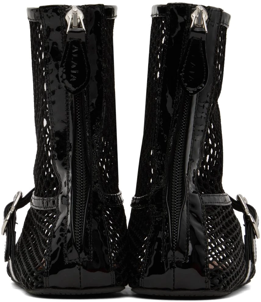 Alaïa Black Fishnet High Boots 2