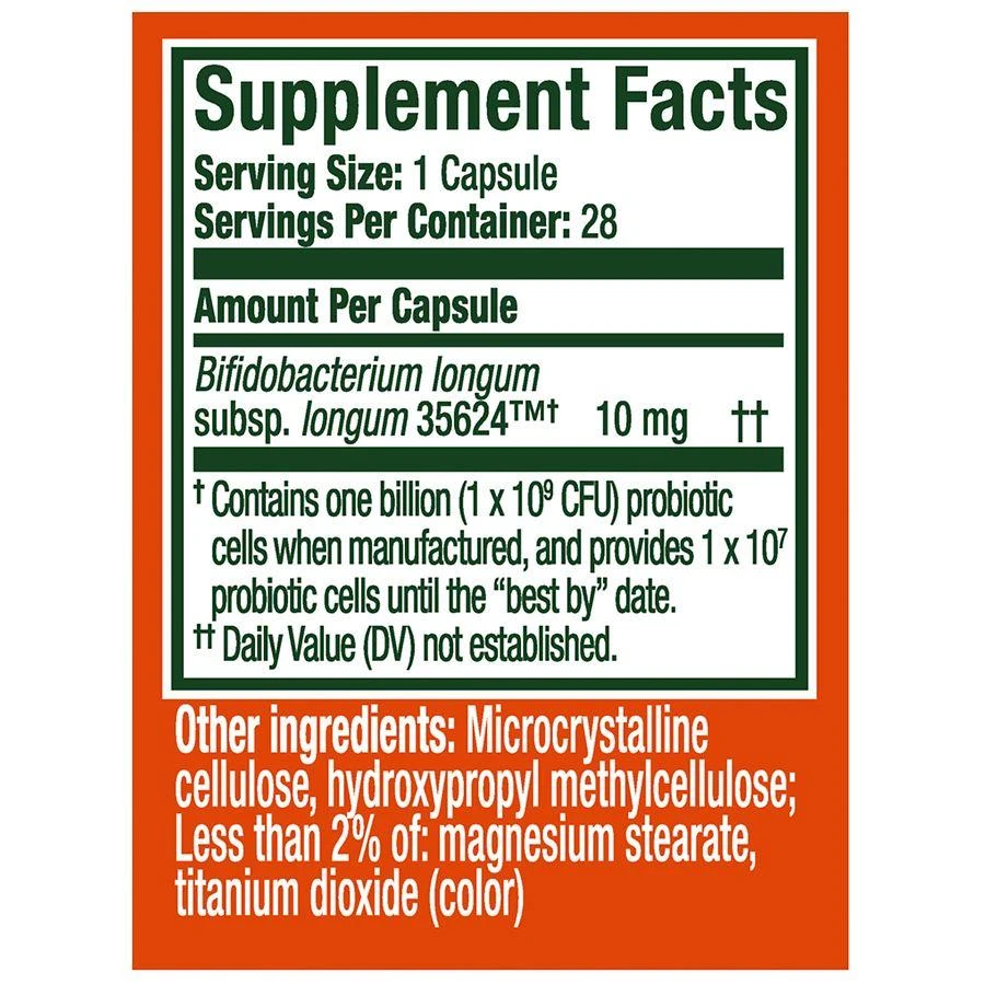 Align Probiotics for Women and Men, Daily Supplement for Digestive Health, Capsules 8