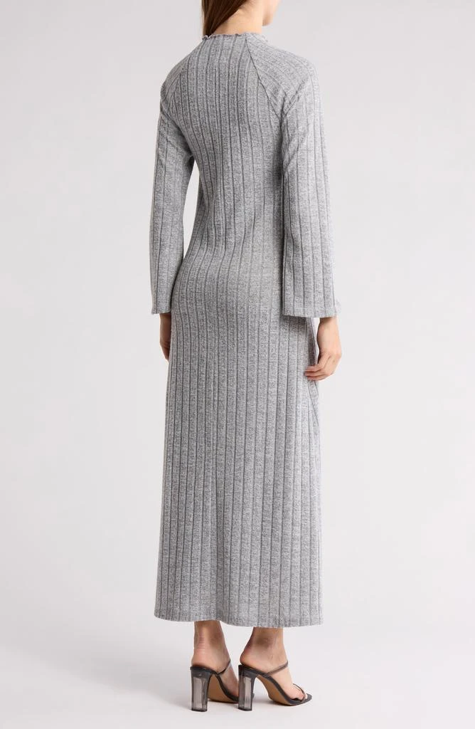 Topshop Long Sleeve Rib Knit Column Dress 2