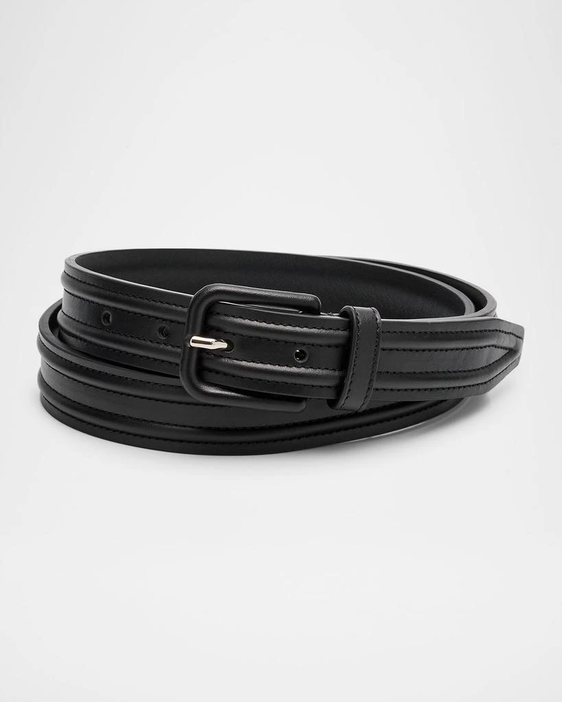 Giorgio Armani Men's Leather-Buckle Belt 1