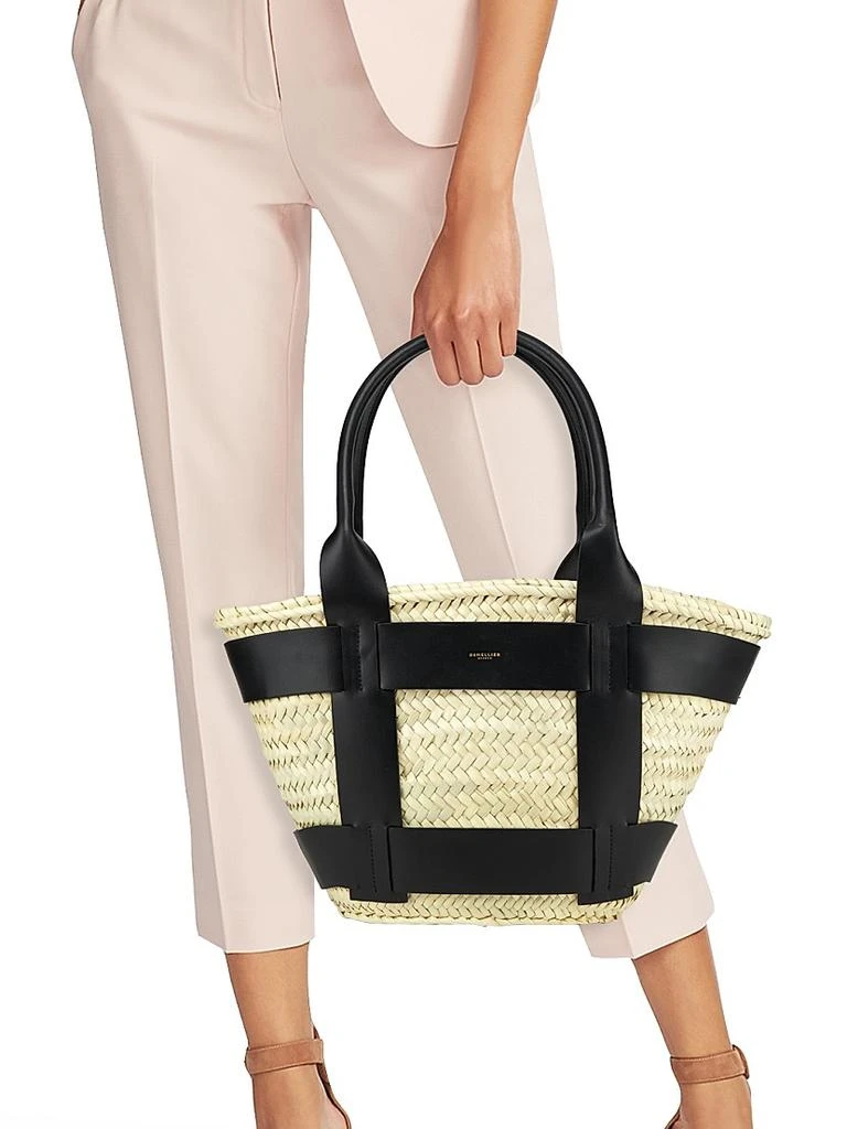 Demellier Santorini Raffia Tote Bag 2