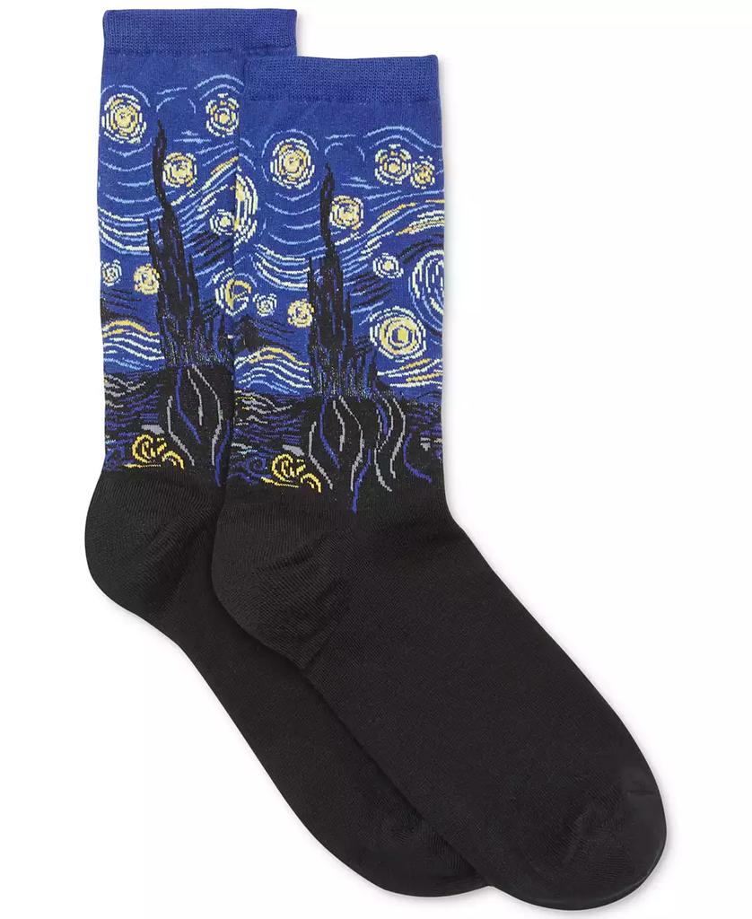 Hot Sox Women's Starry Night Fashion Crew Socks