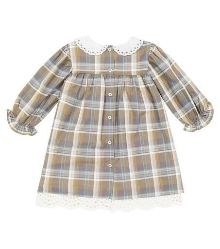 C'era Una Volta Frankie checked cotton dress 2