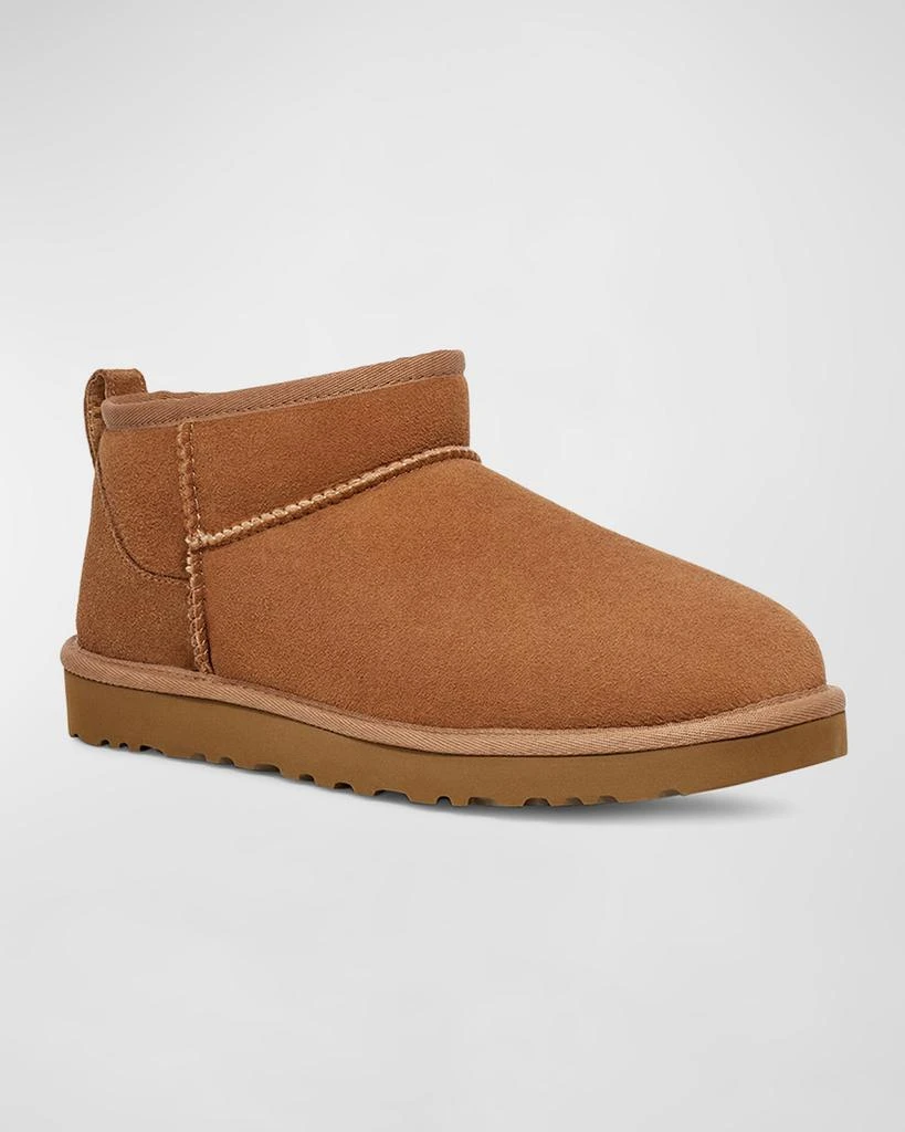 UGG Men's Classic Ultra Mini Leather Ankle Boots 4