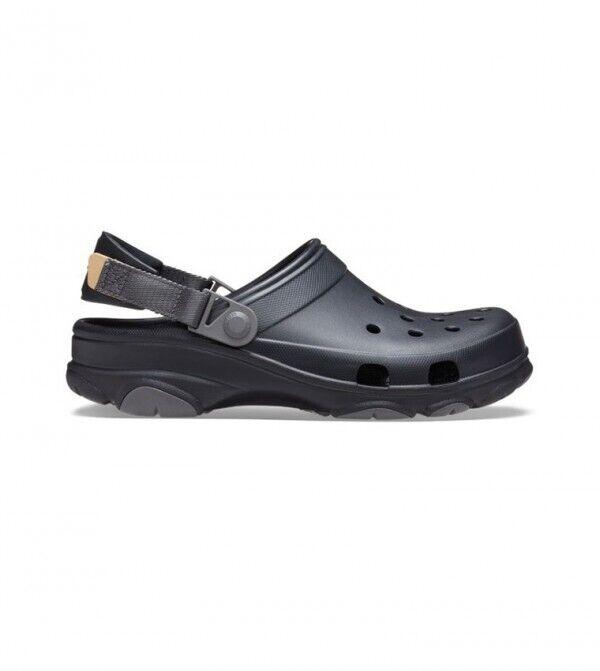 Crocs Classic All Terrain Clog 206340-001 Unisex Black Croslite Adjustable Strap