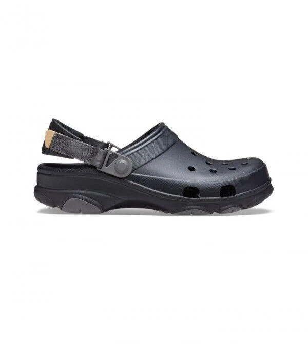 Crocs Classic All Terrain Clog 206340-001 Unisex Black Croslite Adjustable Strap 2