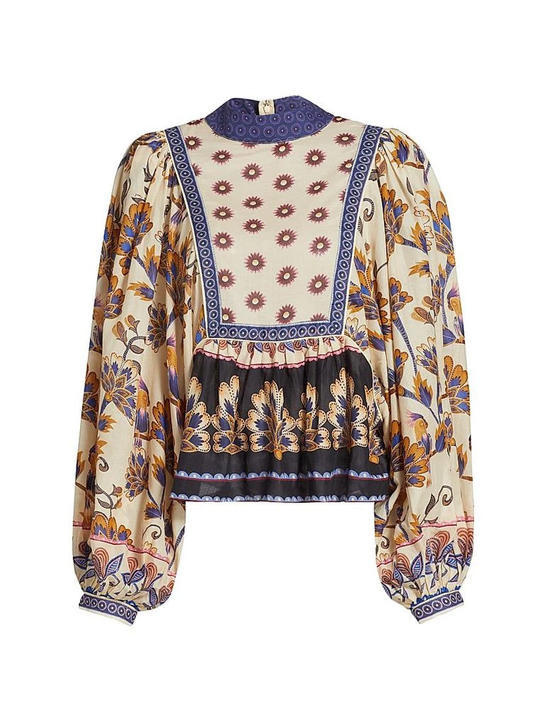 Farm Rio Ainika Floral Cotton Blouse 1
