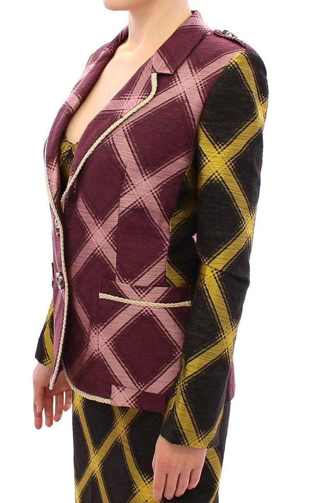 House of Holland House of Holland Purple checkered blazer jacket 11