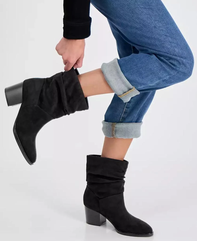 Style & Co Women's Genoviaa Scrunch Booties, Created for Macy's 8