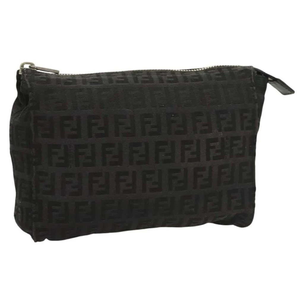 Fendi Ff Logo Pouch Canvas Canvas Clutche 
Pouche Bag (Pre-Owned)