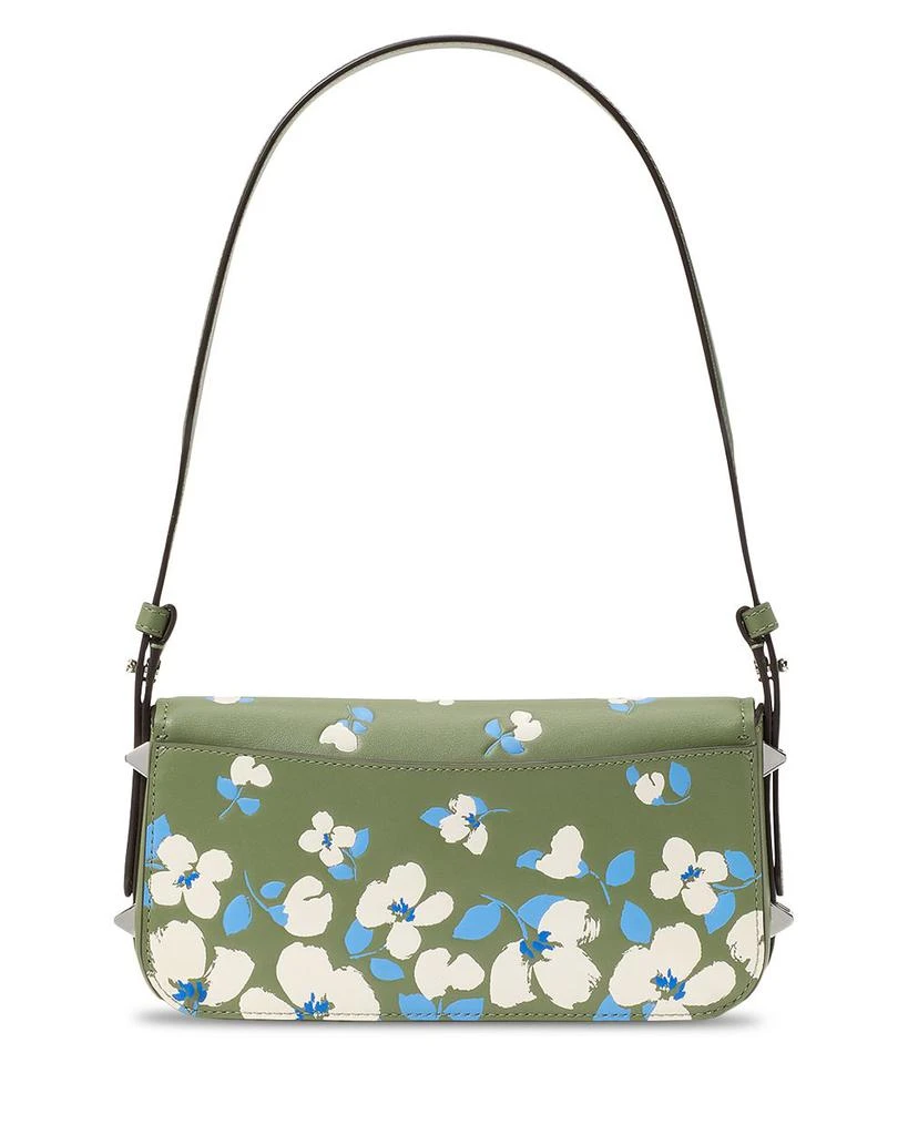 Kate Spade Liv Painterly Bouquet Embossed Leather Small East/West Shoulder Bag 4