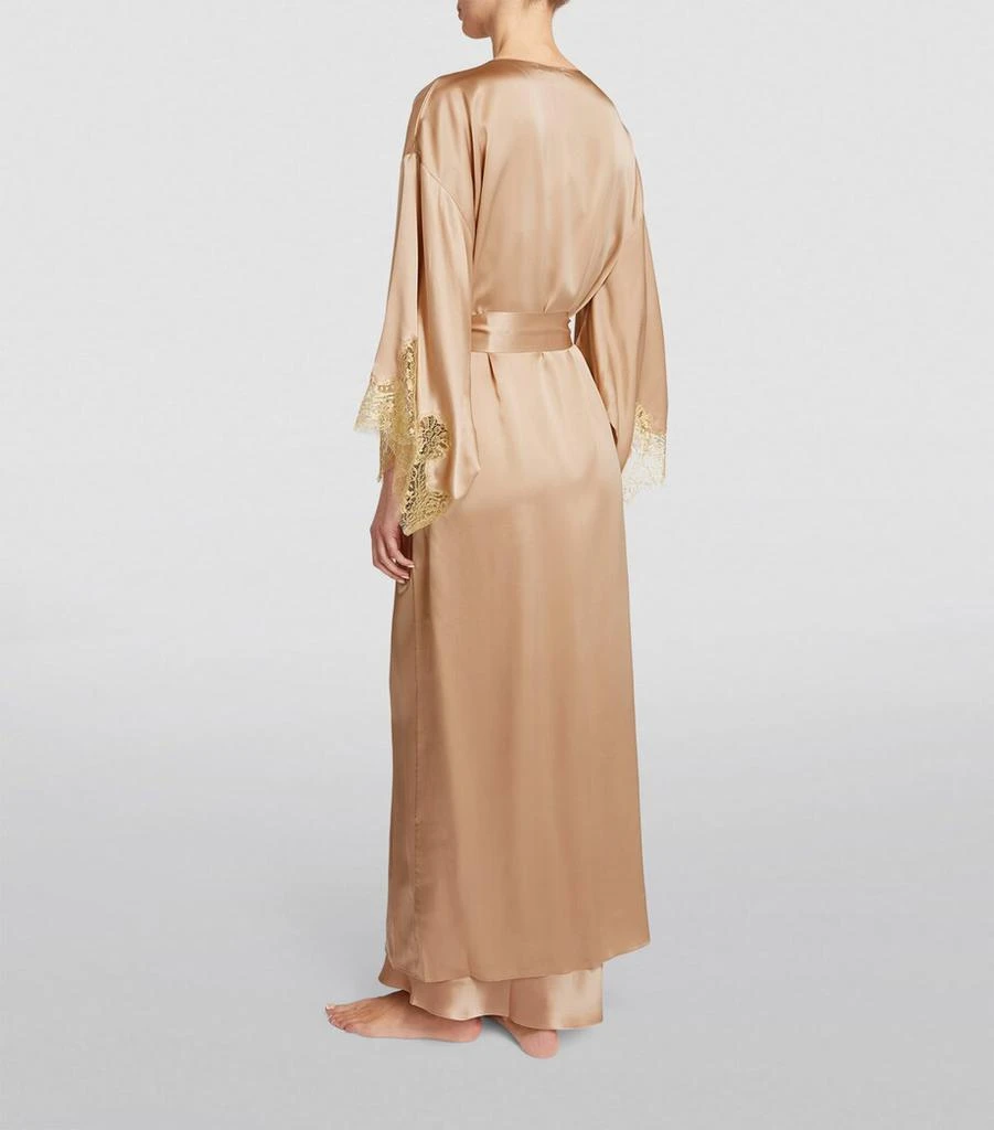 GILDA & PEARL Silk Gina Long Robe 4