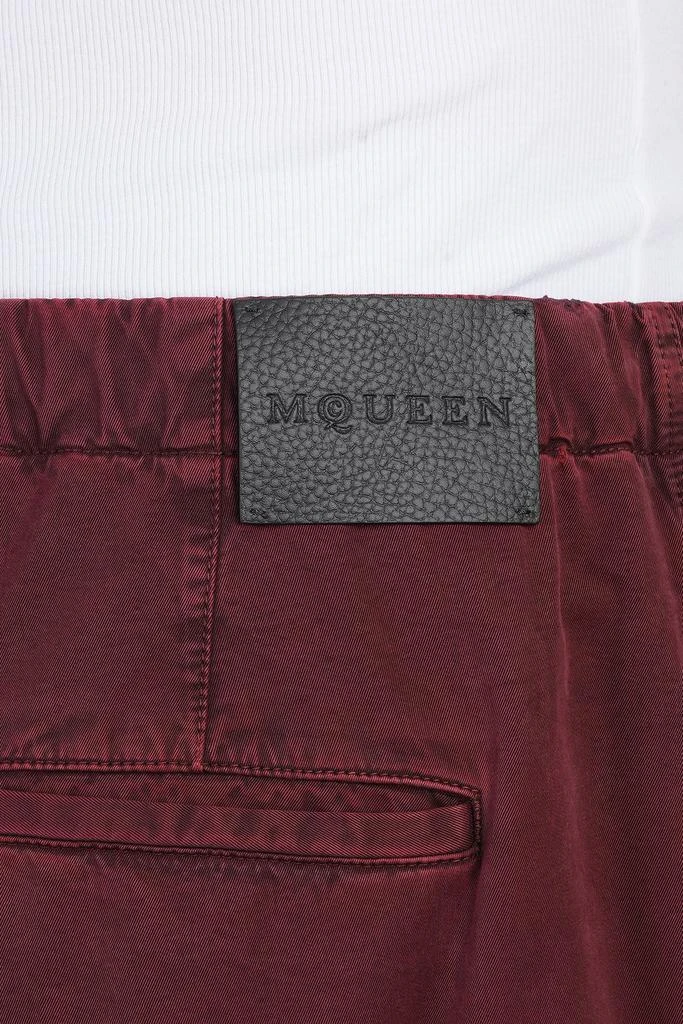 Alexander McQueen Alexander McQueen Wide-Leg Drawstring Cargo Trousers 4