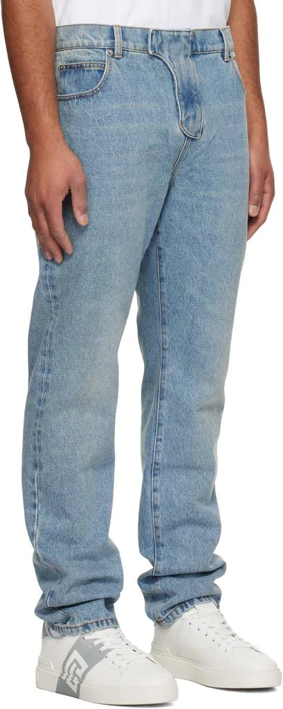 Balmain Blue Regular-Fit Jeans 2
