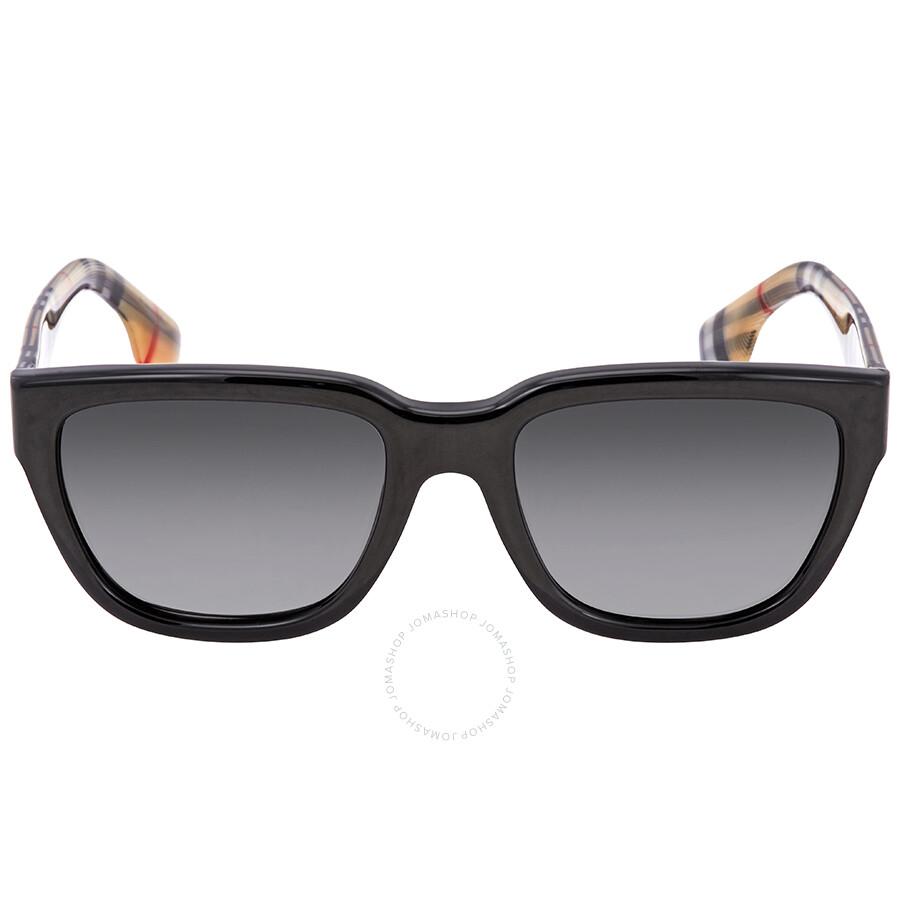 Burberry Mammoth Grey Shaded Polarized Square Ladies Sunglasses BE4277 3757T3 54