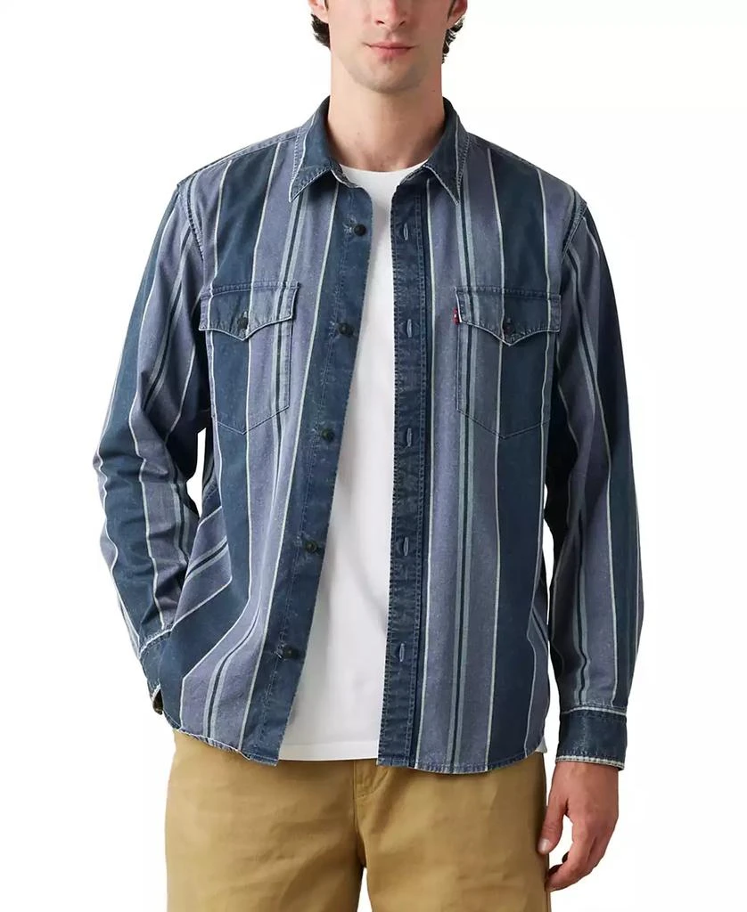 Levi's Men's Relaxed-Fit Western Stripe Shirt 1