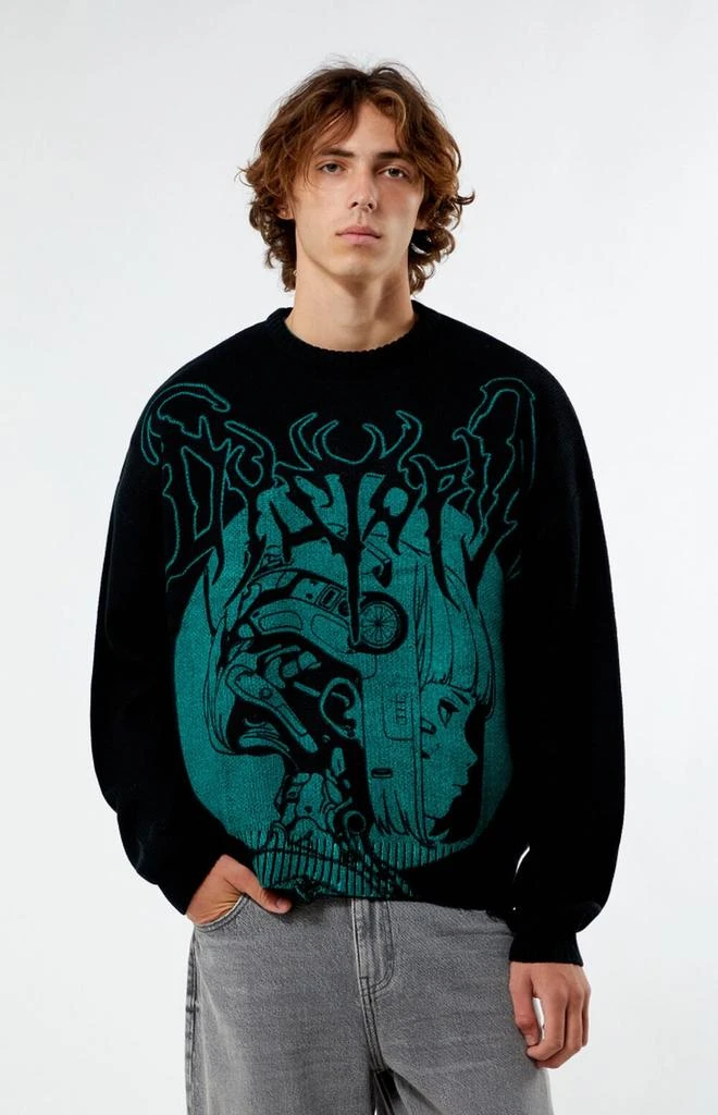 PacSun Dystopia Cropped Sweater 1