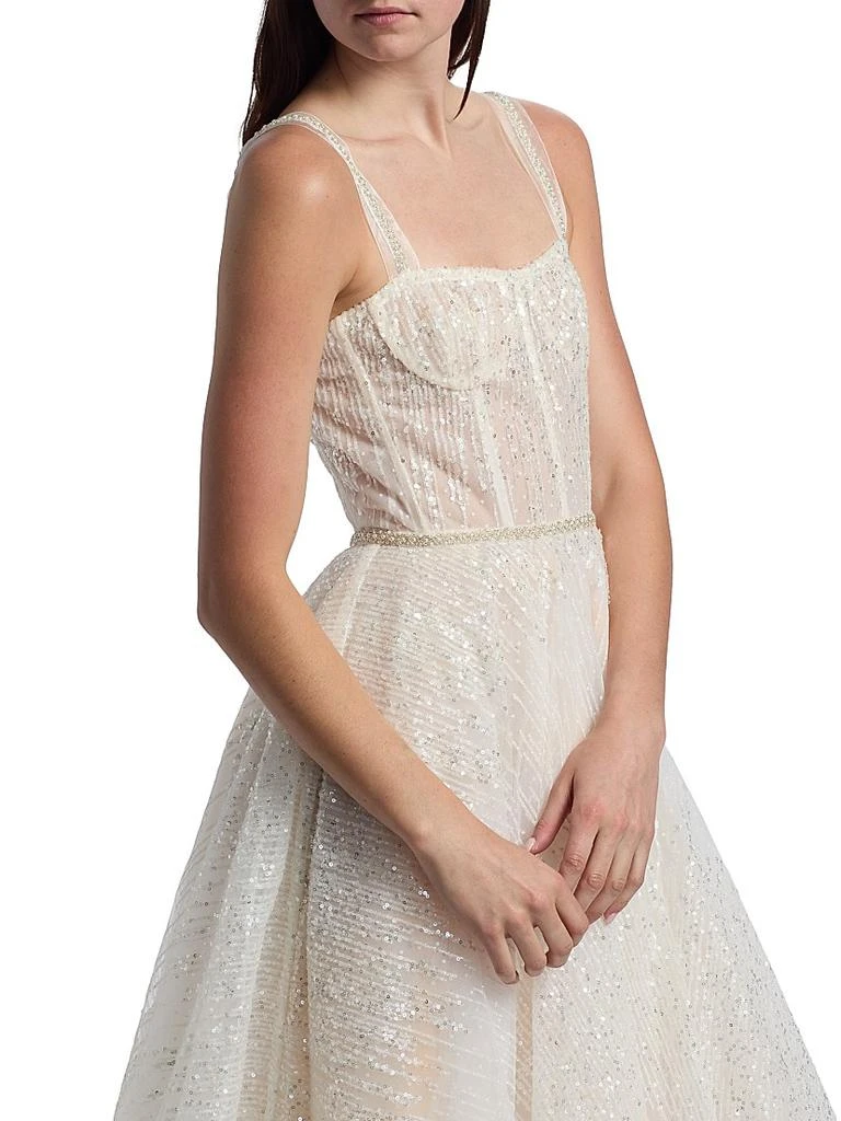 BRONX AND BANCO Mademoiselle Bridal Midi-Dress 6