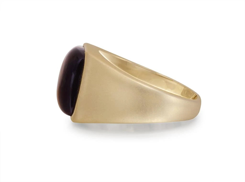 LuvMyJewelry Chatoyant Red Tiger Eye Quartz Sterling Silver Men Signet Ring 3