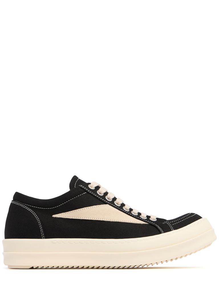 RICK OWENS DRKSHDW Denim Low Top Sneakers