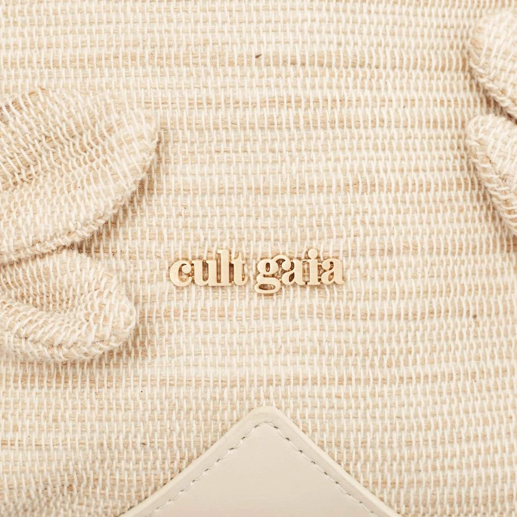 Cult Gaia Cult Gaia Natural Woven Fabric Hera Shoulder Bag 6