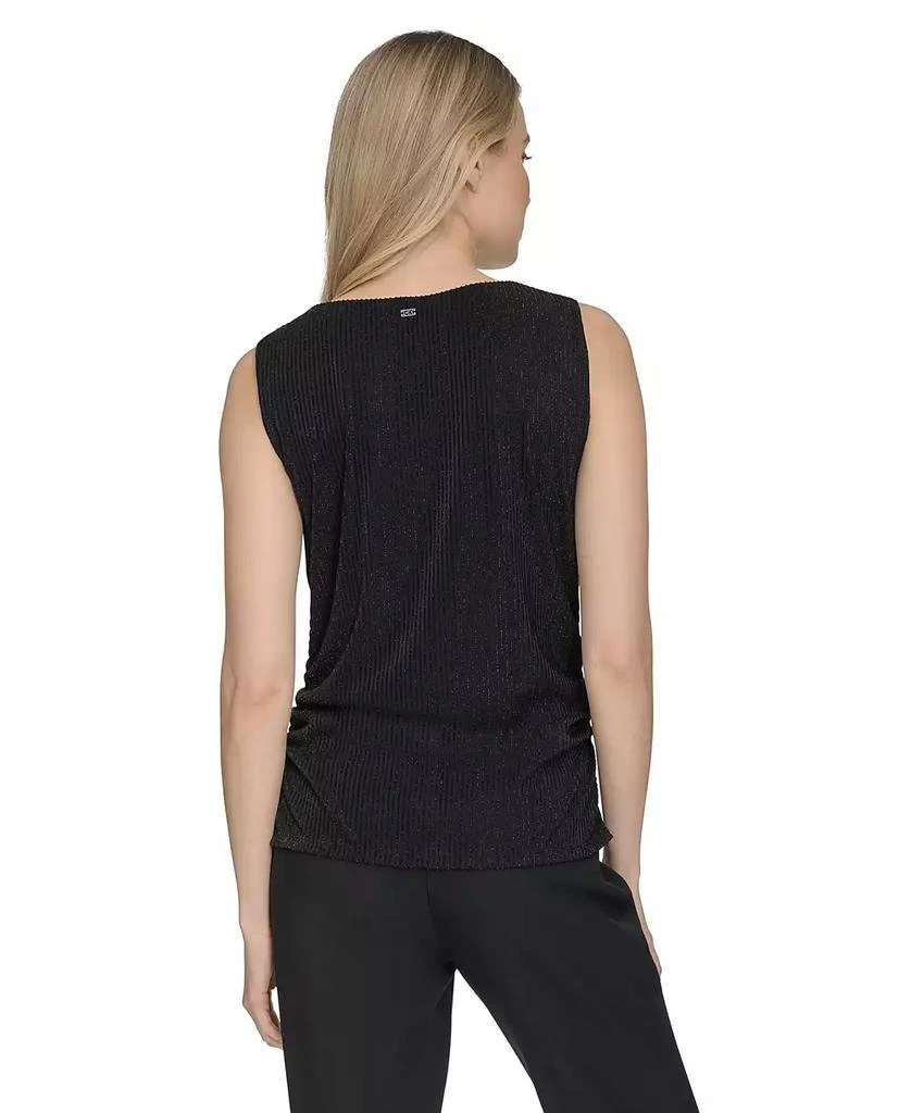 Calvin Klein Women's Sparkle Ribbed V-Neck Camisole 2